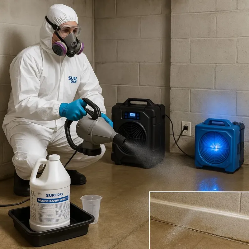 Sanitization and Odor Removal process in Houston, MS