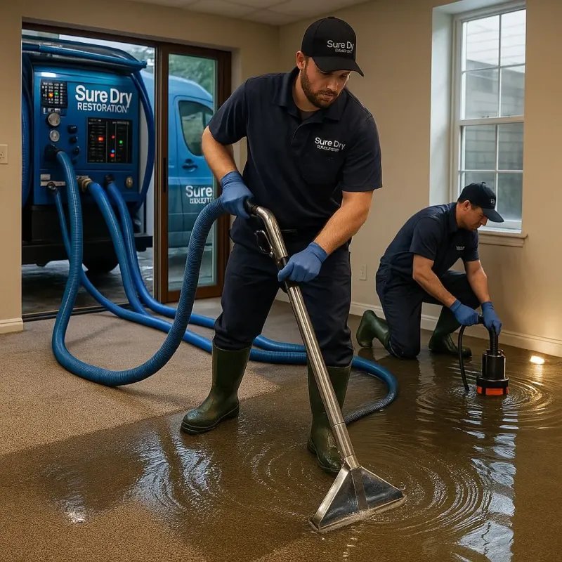 Water Extraction and Removal process in Houston, MS